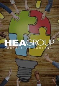 Логотип компании HEA Group, консалтинговая компания