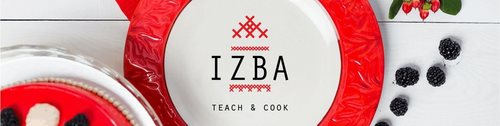 Логотип компании IZBA teach & cook, торгово-производственная компания
